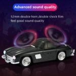 ⁦Haut-parleur audio Bluetooth sans fil En forme de Voiture Vintage , Carte mémoire , appels , AUX , Clé USB , FM RADIO⁩ - الصورة ⁦6⁩