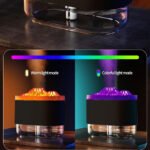 ⁦Humidificateur Volcano et Diffuseur de flamme Colorée 300ml - معطر جو على شكل بركان⁩ - الصورة ⁦5⁩