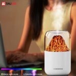 ⁦Diffuseur d'arômes Effet Volcan Lumineux 300ML V2⁩ - الصورة ⁦4⁩