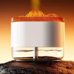 ⁦Humidificateur Volcano et Diffuseur de flamme Colorée 300ml - معطر جو على شكل بركان⁩ - الصورة ⁦2⁩