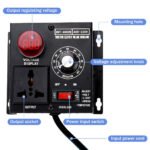 ⁦Régulateur de tension SCR AC 230V 4000W⁩ - الصورة ⁦3⁩