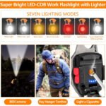 ⁦Mini Lampe LED Portable Rechargeable 8en1 - مصباح متعدد الإستعمالات⁩ - الصورة ⁦4⁩