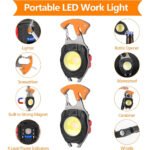 ⁦Mini Lampe LED Portable Rechargeable 8en1 - مصباح متعدد الإستعمالات⁩ - الصورة ⁦5⁩