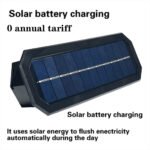 ⁦Lampe Solaire Murale 8LED avec Détection de Mouvement Auto 1Pcs⁩ - الصورة ⁦5⁩