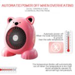 ⁦Mini radiateur chauffage électrique Ours 380W⁩ - الصورة ⁦2⁩