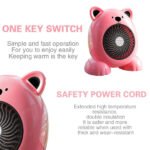 ⁦Mini radiateur chauffage électrique Ours 380W⁩ - الصورة ⁦5⁩