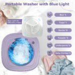 ⁦Mini Machine à Laver Pliable et Portable 3 Modes avec Fonction Déshydratation - غسالة ملابس محمولة⁩ - الصورة ⁦4⁩