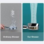 ⁦Pommeau de Douche avec Ventilateur Économie  360 Degrés Rotation⁩ - الصورة ⁦2⁩