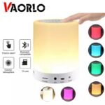 ⁦Haut-parleur Bluetooth + veilleuse tactile LED colorée  /AUX / TF CART/USB⁩ - الصورة ⁦3⁩