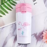 ⁦Flamingo Thermos pour tasses à café de 380ML en acier inoxydable⁩ - الصورة ⁦7⁩