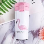 ⁦Flamingo Thermos pour tasses à café de 380ML en acier inoxydable⁩ - الصورة ⁦5⁩