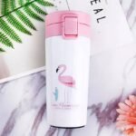 ⁦Flamingo Thermos pour tasses à café de 380ML en acier inoxydable⁩ - الصورة ⁦4⁩