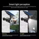 ⁦Projecteur mural à energie solaire en forme de camera Avec Détecteur De Mouvement et détecteur jour/nuit⁩ - الصورة ⁦7⁩