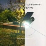 ⁦Projecteur mural à energie solaire en forme de camera Avec Détecteur De Mouvement et détecteur jour/nuit⁩ - الصورة ⁦5⁩