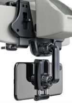 ⁦Support smartphone réglable pour rétroviseur de voiture 360 degrés⁩ - الصورة ⁦3⁩