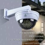 ⁦Lampe de Surveillance extérieure solaire Anti-vol, capteur de mouvement PIR à Induction humaine⁩ - الصورة ⁦8⁩