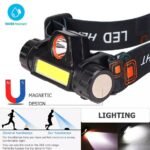 ⁦Lampe frontale à Led Portable imperméable Rechargeable USB⁩ - الصورة ⁦3⁩