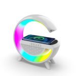 ⁦Lampe De Chevet RGB intelligente type Big G Wireless Charger / Speaker Bluetooth 5.2⁩ - الصورة ⁦2⁩