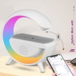 ⁦Lampe De Chevet RGB intelligente type Big G Wireless Charger / Speaker Bluetooth 5.2⁩ - الصورة ⁦3⁩