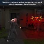 ⁦Répulsif pour animeux Capteur de mouvement à énergie solaire, alarme sonore et lumineuse 6 LED -  مستشعر حركة يعمل بالطاقة الشمسية لطارد الحيوانات⁩ - الصورة ⁦4⁩