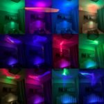 ⁦Projecteur LED Effet Étoilé avec Projection Multicolore RGB USB - مصباح عرض ليلي مع تأثير النجوم وألوان متعددة⁩ - الصورة ⁦2⁩