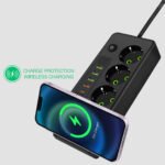 ⁦Multiprise POWER SOCKET 2500W avec USB, Type-C et chargement sans fil - مقبس طاقة وشاحن لاسلكي⁩ - الصورة ⁦2⁩