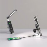 ⁦Réveil Multifonction Lampe de Table LED 15W Support de Chargeur sans Fil⁩ - الصورة ⁦2⁩