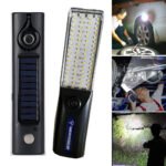 Lampe de Travail LED Rechargeable Éclairage Ultra-Puissant avec Panneau Solaire Intégré - مصباح عمل قابل للشحن