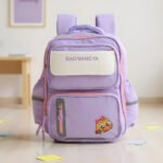 Sac à Dos Scolaire Orthopédique pour Enfants Xiao Wang Ya Mauve - محفظة مدرسية للأطفال بنفسجي