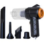 ⁦Aspirateur et souffleur 2en1 rechargeable par USB Compact et puissant - مكنسة كهربائية يدوية⁩ - الصورة ⁦3⁩