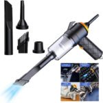 Aspirateur et souffleur 2en1 rechargeable par USB Compact et puissant - مكنسة كهربائية يدوية