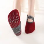 ⁦Paire Chaussettes de Yoga pour Femme Antidérapantes⁩ - الصورة ⁦4⁩
