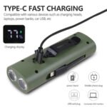 ⁦Éclairage de Vélo avant à LED et Power Bank 3000mAH - مصباح وبنك طاقة للدراجات الهوائية⁩ - الصورة ⁦3⁩