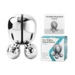 ⁦Masseur à rouleaux 4D pour le visage et le corps rotatif à 360 degrés - أداة تدليك يدوية⁩ - الصورة ⁦2⁩