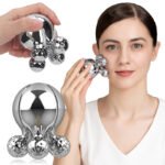 Masseur à rouleaux 4D pour le visage et le corps rotatif à 360 degrés - أداة تدليك يدوية