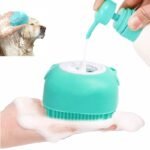 ⁦Brosse de Nettoyage et Distributeur De Shampoing en Silicone - فرشاة الحمام من السيليكون⁩ - الصورة ⁦6⁩