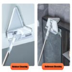 ⁦Vadrouille de Nettoyage avec Manche Long Pliable à 180° avec Grattoir - ممسحة من ميكروفيبر للتنظيف في أصعب المناطق⁩ - الصورة ⁦6⁩