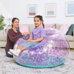 ⁦Fauteuil Gonflable Géant Glitter Dream114x112x66 cm Bestway 75115 - أريكة قابلة للنفخ⁩ - الصورة ⁦7⁩