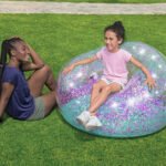 ⁦Fauteuil Gonflable Géant Glitter Dream114x112x66 cm Bestway 75115 - أريكة قابلة للنفخ⁩ - الصورة ⁦3⁩