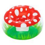 ⁦Fauteuil Gonflable Géant Champignon 112x112x66 cm Bestway 75123 - أريكة قابلة للنفخ⁩ - الصورة ⁦7⁩