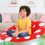 ⁦Fauteuil Gonflable Géant Champignon 112x112x66 cm Bestway 75123 - أريكة قابلة للنفخ⁩ - الصورة ⁦5⁩