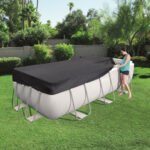 ⁦Bache Piscine Rectangulaire en Polypropylène 412x201cm  Bestway 58232 - غطاء مسبح⁩ - الصورة ⁦6⁩