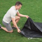 ⁦Bache Piscine Rectangulaire en Polypropylène 412x201cm  Bestway 58232 - غطاء مسبح⁩ - الصورة ⁦7⁩