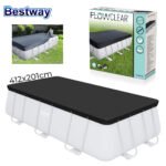 Bache Piscine Rectangulaire en Polypropylène 412x201cm  Bestway 58232 - غطاء مسبح