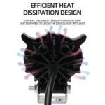 ⁦Lumière de hibou antibrouillard LED pour la moto 1Pcs - مصباح دراجات نارية عالي السطوع⁩ - الصورة ⁦2⁩