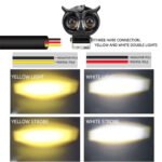 ⁦Lumière de hibou antibrouillard LED pour la moto 1Pcs - مصباح دراجات نارية عالي السطوع⁩ - الصورة ⁦3⁩