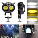 Lumière de hibou antibrouillard LED pour la moto 1Pcs - مصباح دراجات نارية عالي السطوع