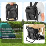 ⁦Sac à Dos Isotherme et Chaise Multifonction pour Camping 3en1 - كرسي وحقيبة تخييم⁩ - الصورة ⁦3⁩