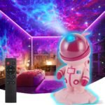 Projecteur Galaxie et Haut Parleur BT RVB pour chambre d'enfants - جهاز عرض نجوم ومكبر صوت