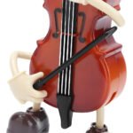 ⁦Boîte à Musique Décorative en Forme de Violoncelle⁩ - الصورة ⁦4⁩